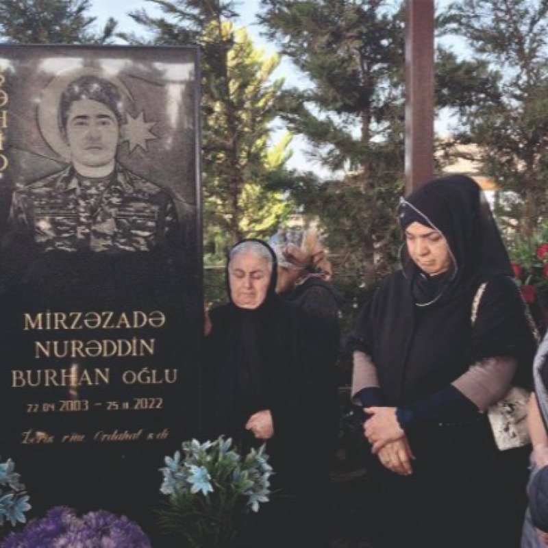 Üç il əvvəl şəhid olan Nurəddin Mirzəzadə yad edildi - FOTOLAR